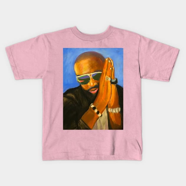 Boss Rosss Kids T-Shirt by Tinger Art 